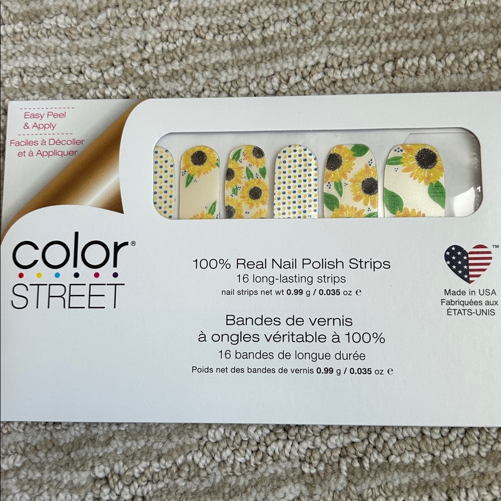 Color Street Nail Polish Strips, Sunflower Child